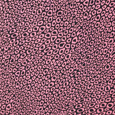 Mini színes ocelot mintás fürdőruha anyag - PINK-BLACK